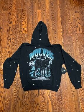 Darc Sport Wolves Hoodie 2023 Ohana Tour Size: Large NWT